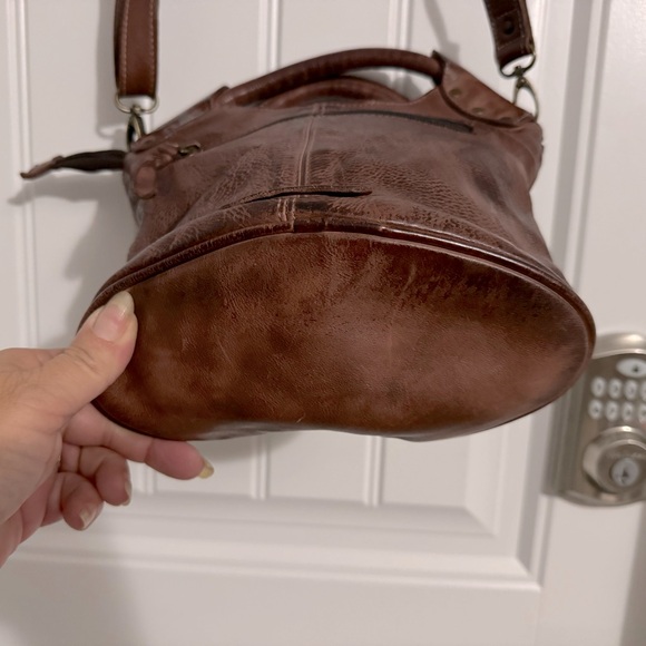 Beautiful Delilah style Bed Stu teak brown crossbody handbag used once - Picture 4 of 8